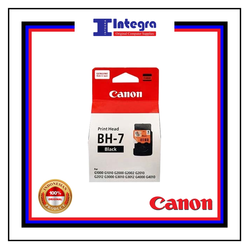 Canon Printhead / Print Head BH-7 BH7 Black (G1010 G2010 G3010 G4010)