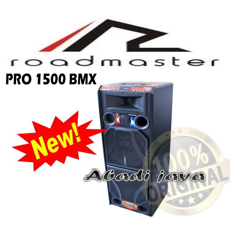 speaker aktif roadmaster bmx pro 1500 bmx black edition original
