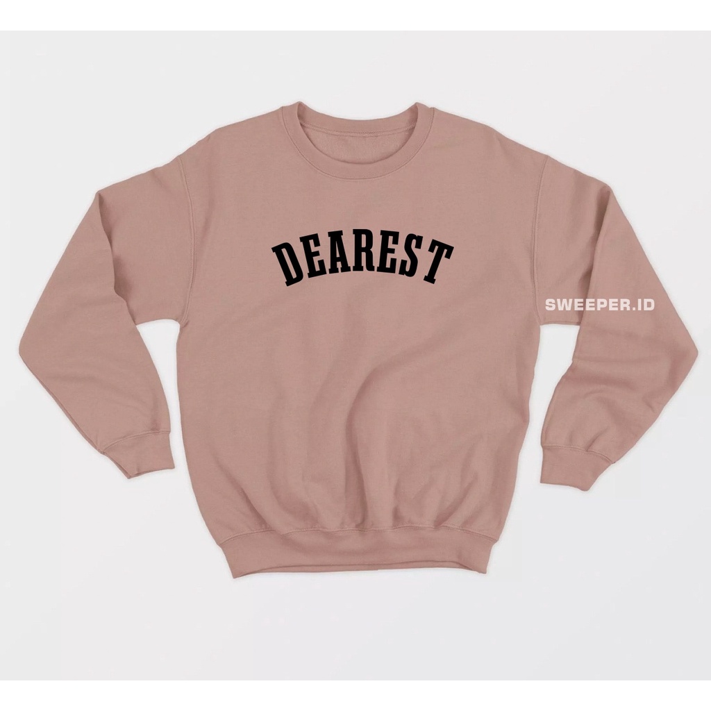 SWEEPER - TERLARIS BASIC SWEATER DEAREST SPIRIT PRIA &amp; WANITA M-XL BAHAN FLEECE