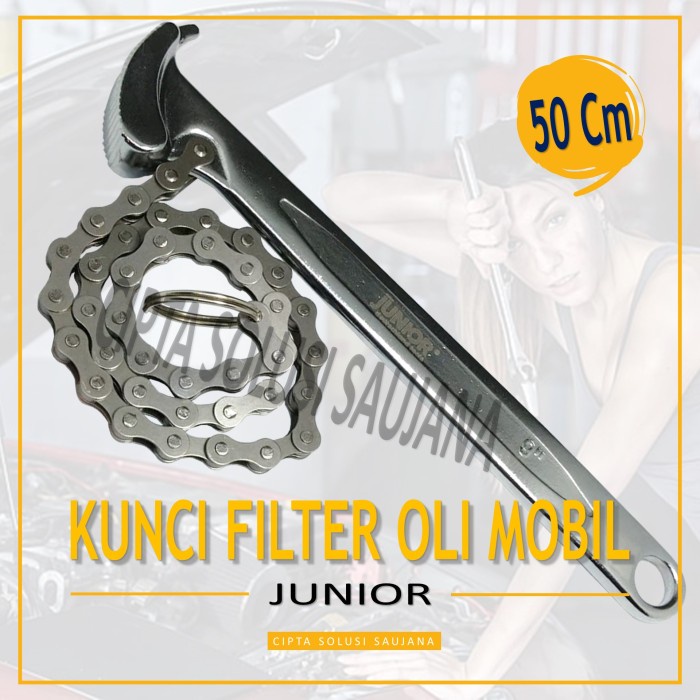 KUNCI FILTER OLI MOBIL 9" RANTAI KUNCI FILTER SOLAR PEMBUKA FILTER OLI