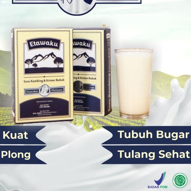 

EXCLUSIVE!Etawaku Platinum Susu Kambing Kesehatan Original Halal Bpom 200gram|KD1