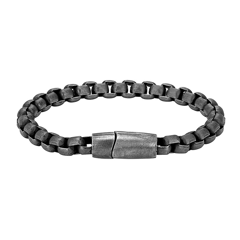 Casual Vintage Stainless Steel Bracelet Men Motorcycle Chain Bracelet Fun Party Jewelry Gift