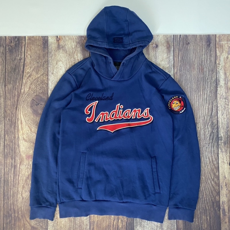 HOODIE JACKET MLB INDIANS SECOND ORIGINAL BRANDED