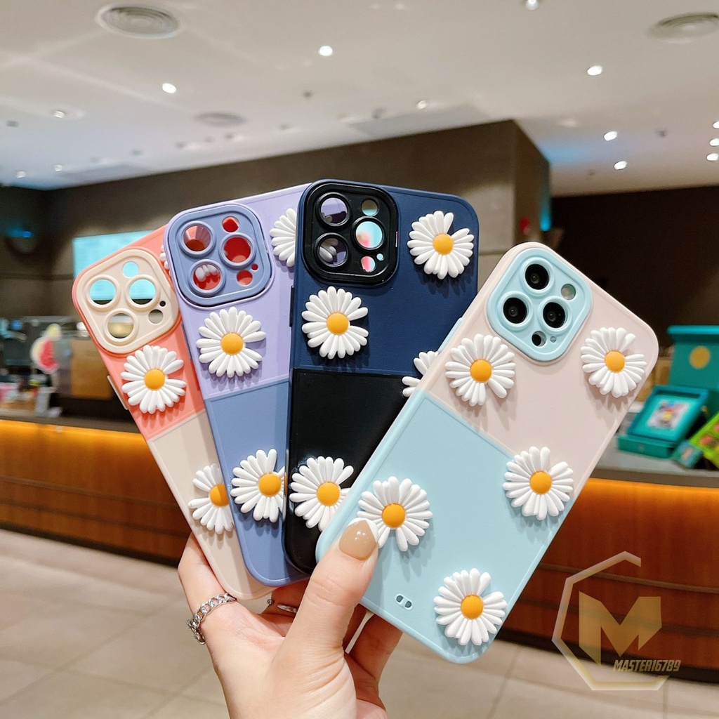 CASE FYP 2IN1 BUNGA DAISY 3D VIVO Y22 V25 V25 PRO MA3587