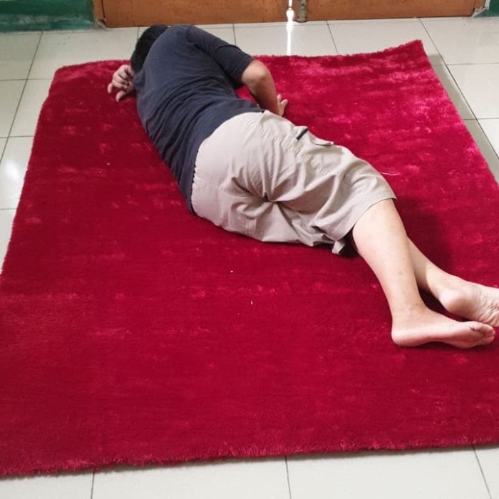 KARPET BULU karpet bulu kasur bulu 120x175x2cm rasfur tebal rasfur premium anti slip jumbo kamar tid