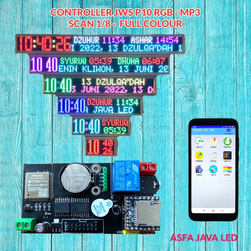 CONTROLLER JWS P10RGB - MP3