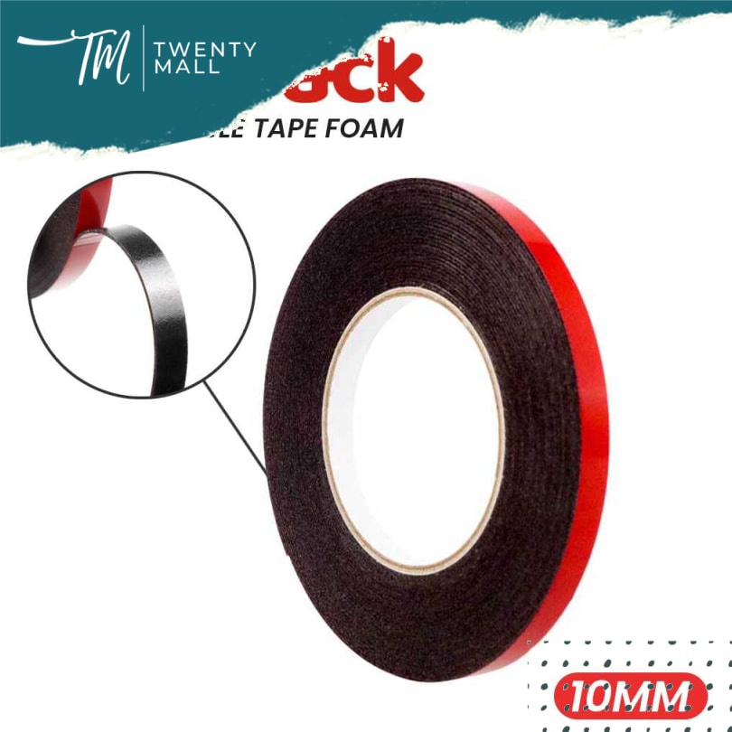 

Lakban Double Tape Foam 10m / Perekat Tape Lakban Berkualitas / Lakban TaffPACK Double Tape 10 Meter / Perekat Dua Sisi Berkualitas