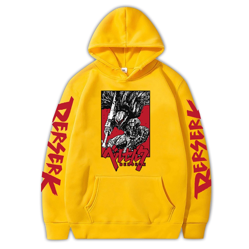 Hoodie Anime Jepang Hoodie Mode Atasan Antik Pulover Lengan Panjang Mengamuk Manga Retro Kasual Harajuku Y2k Pakaian Pria