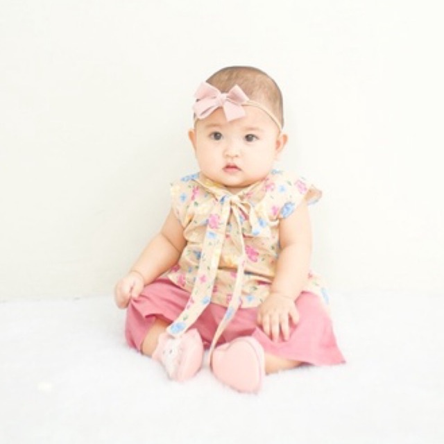 baju anak perempuan 1-2 tahun ANNE tank top set setelan anak perembuan 12 bulan setelan katun jepang baju pergi anak baju anak fashion cewek