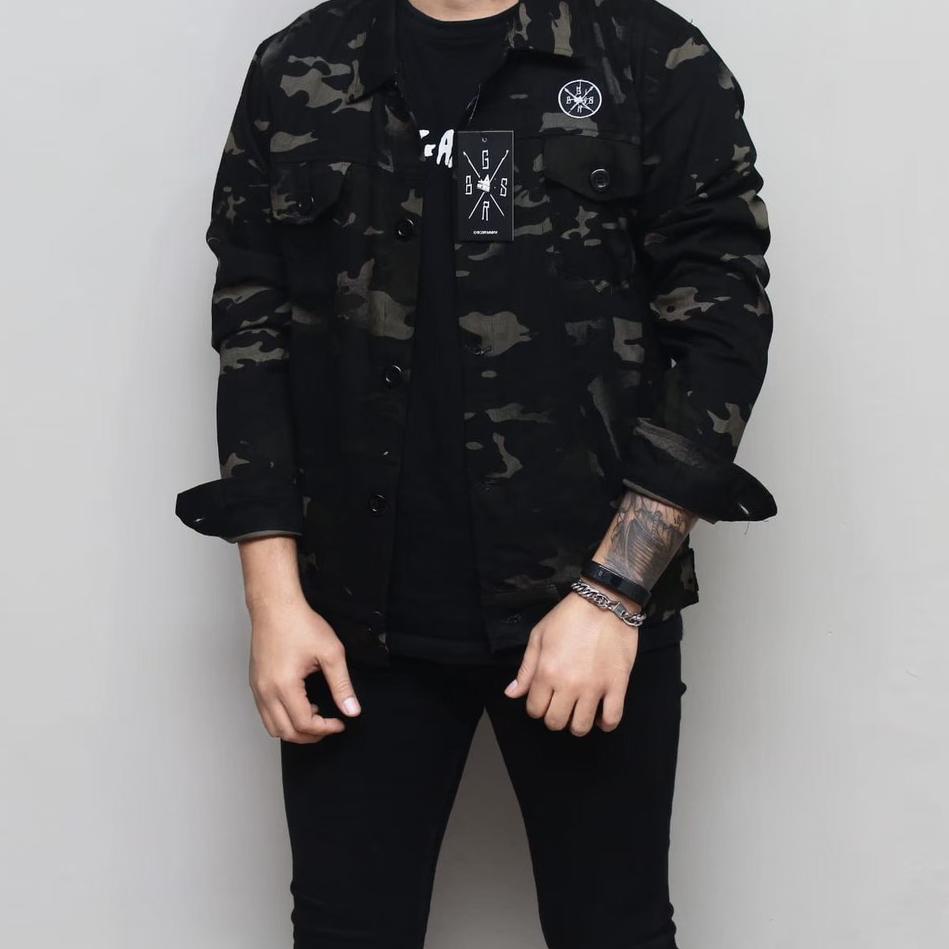 Termurah Jaket levis / jaket Camo Premium /JAKET ARMY PREMIUM BGSR CAMO PRIA