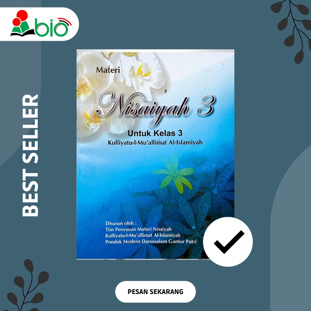 Buku Nisa'iyah 3 Untuk Kelas 3 KMI Gontor Putri