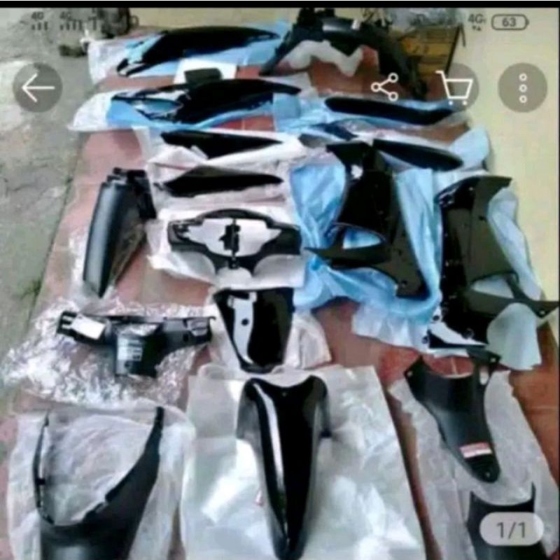 fullset body motor Honda Supra x 125 termurah 2005-2006