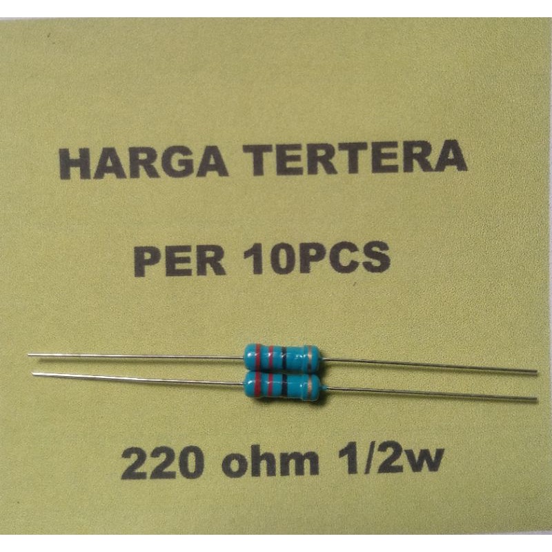 Resistor 220 ohm 1/2 Watt