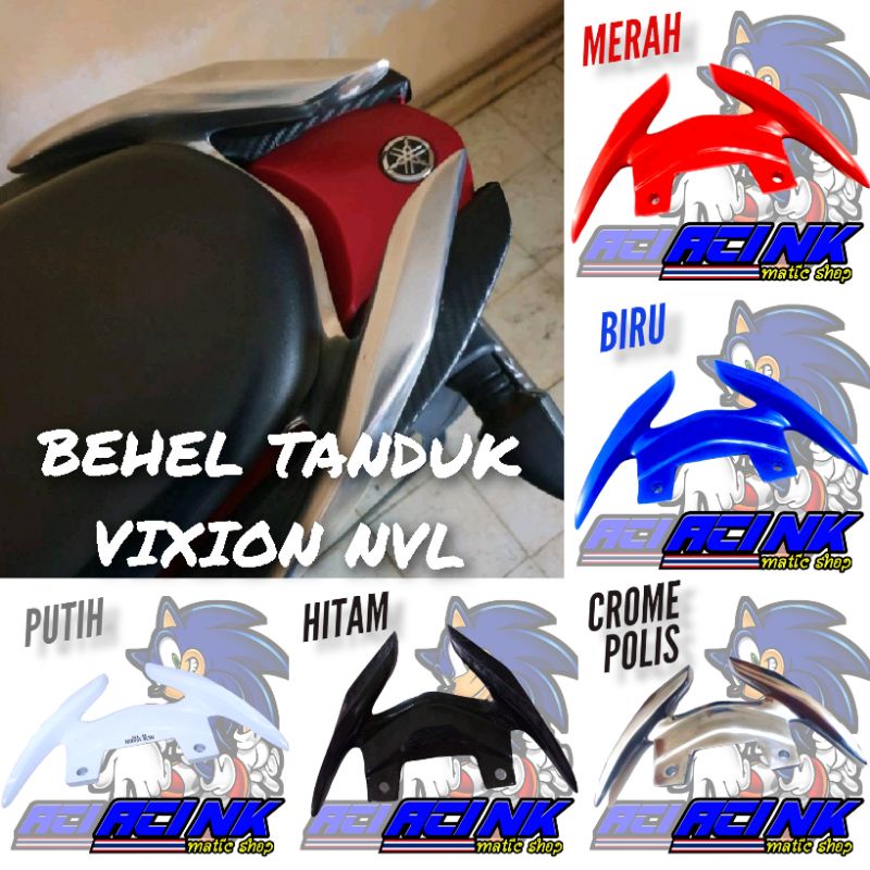 BEHEL BELAKANG YAMAHA VIXION NEW BEGEL PLANGER PEGANGAN JOK MOTOR VIXION NVA NVL