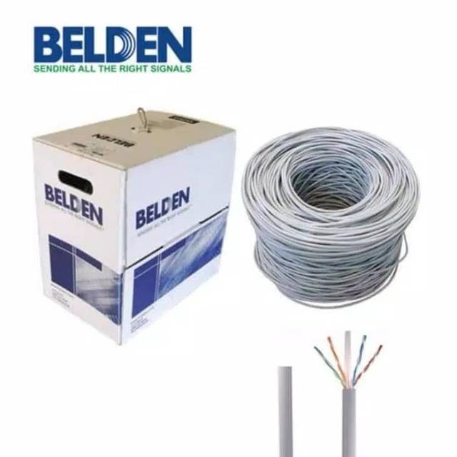 KABEL LAN UTP cat 6 / cat6 BELDEN made in USA meteran / eceran