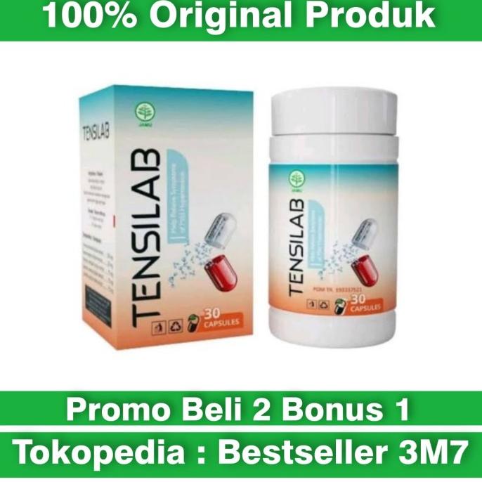 TERBAIK Tensilab Asli Obat Hipertensi Darah Tinggi Stroke Herbal Original BPOM