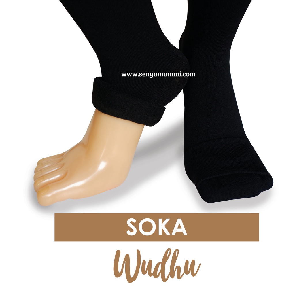 KAOS KAKI WUDHU simple bahan NILON/ Kaos Kaki Muslim