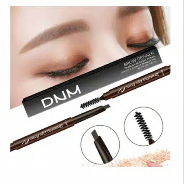 PENSIL ALIS DNM 7 WARNA EYEBROW PENCIL WATERPROOF eyebrow pen DNM ORIGINAL TERMURAH KOSMETIK ALIS