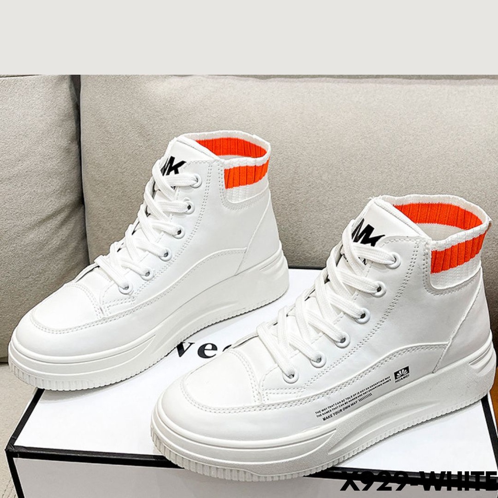 SEPATU SNEAKERS WANITA POPULER AIRPORT STYLE BAHAN PU QUALITY IMPORT 929