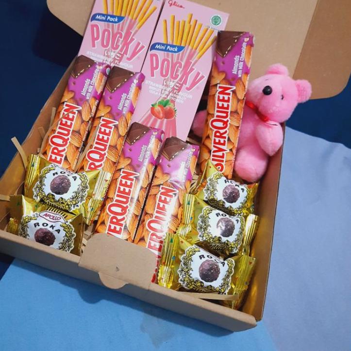

[Hot ⚡ale]HAMPERS SPECIAL COKLAT SILVERQUEEN HAMPERS VALENTINE KADO PACAR GIFT BOX COKLAT
