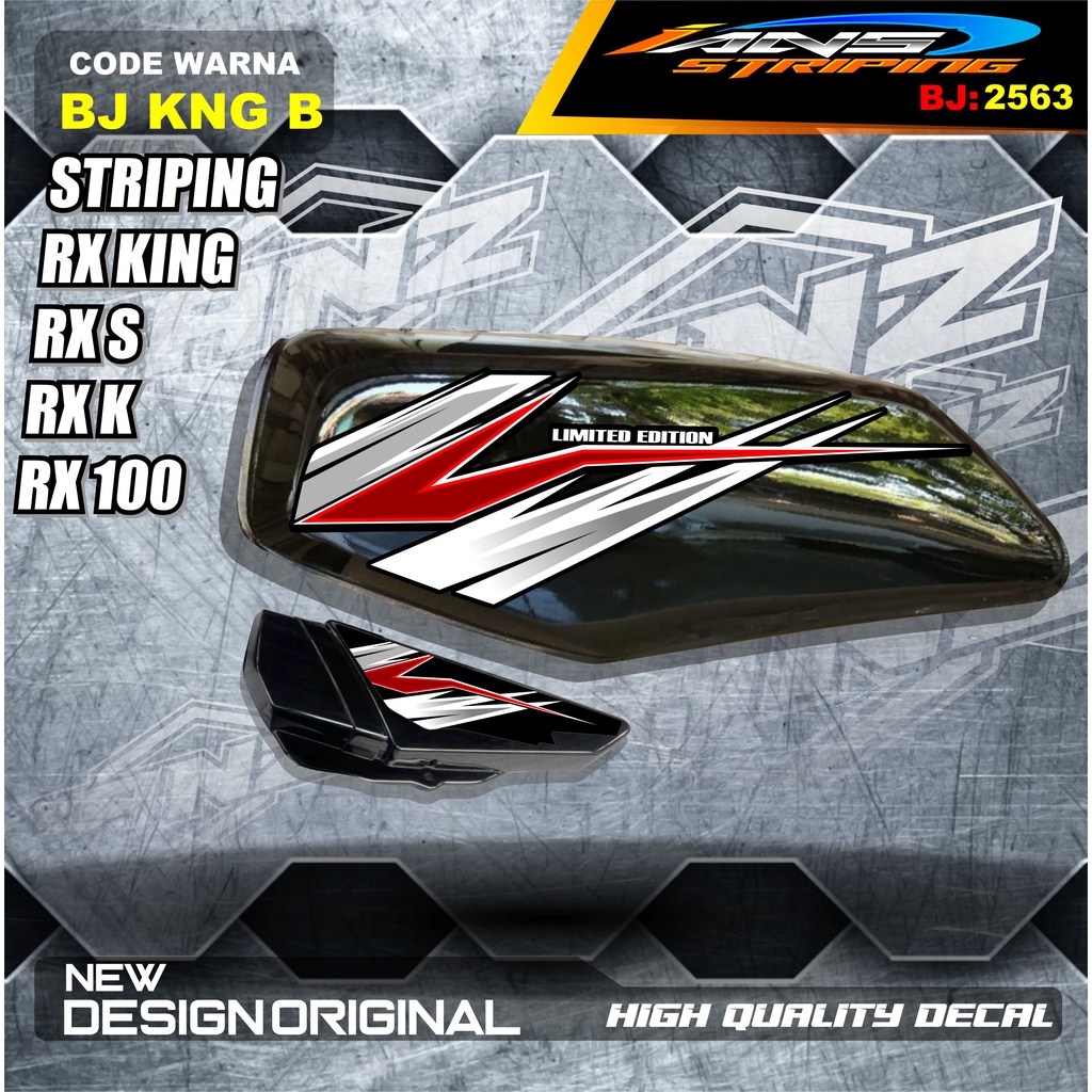 STICKER BODY MOTOR RX KING 2007 2004 2005 / STRIPING CUSTOM RX KING TERMURAH