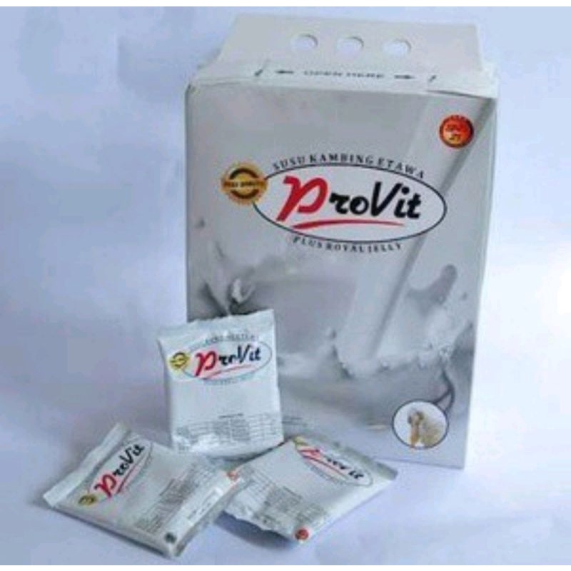 

susu provit/ susu kambing etawa provit plus royal jelly 1 box isi 50 sashet original