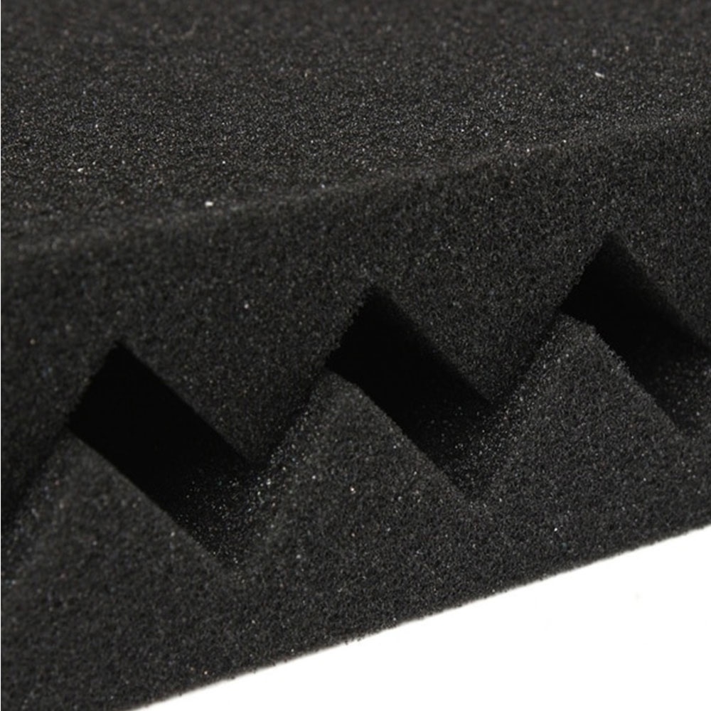 Busa Telur Peredam Suara Acoustic Foam Soundproof Noise Reduction 30x30x2CM 6PCS - SFS1 - 7RHA64BK Black