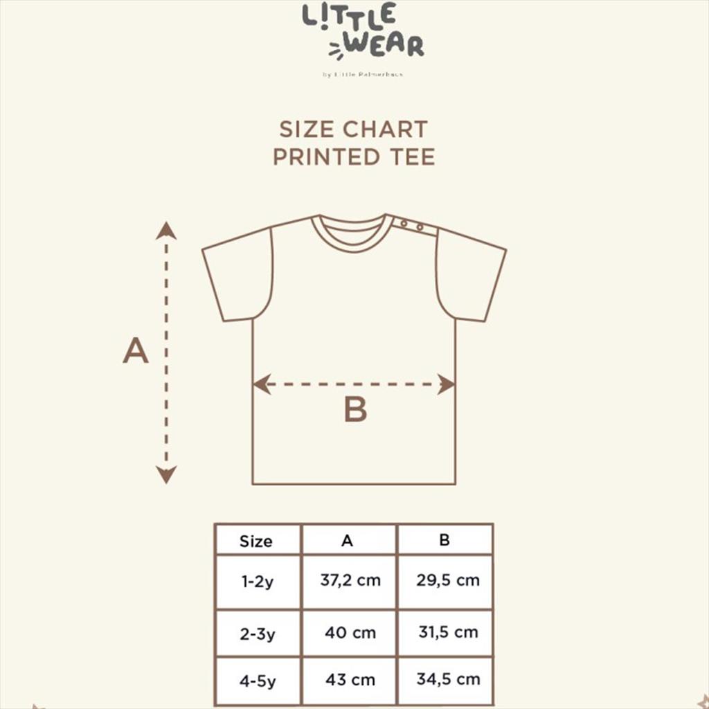 Paper Plane Little Palmerhaus Little Wear Printed Tee Kaos Anak