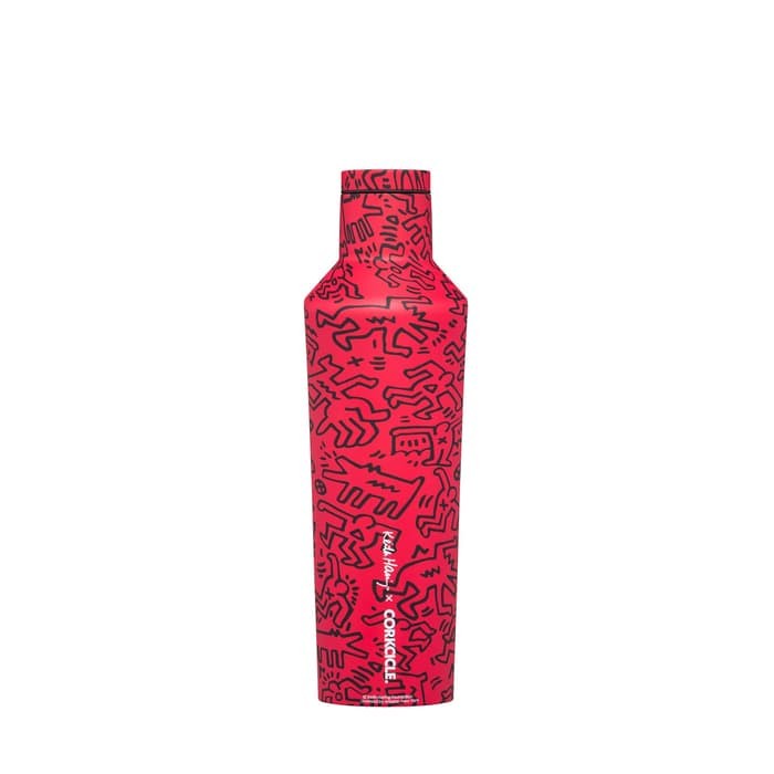 Corkcicle Canteen 16Oz - Keith Haring Street Art - Peralatan / Perlengkapan Dapur