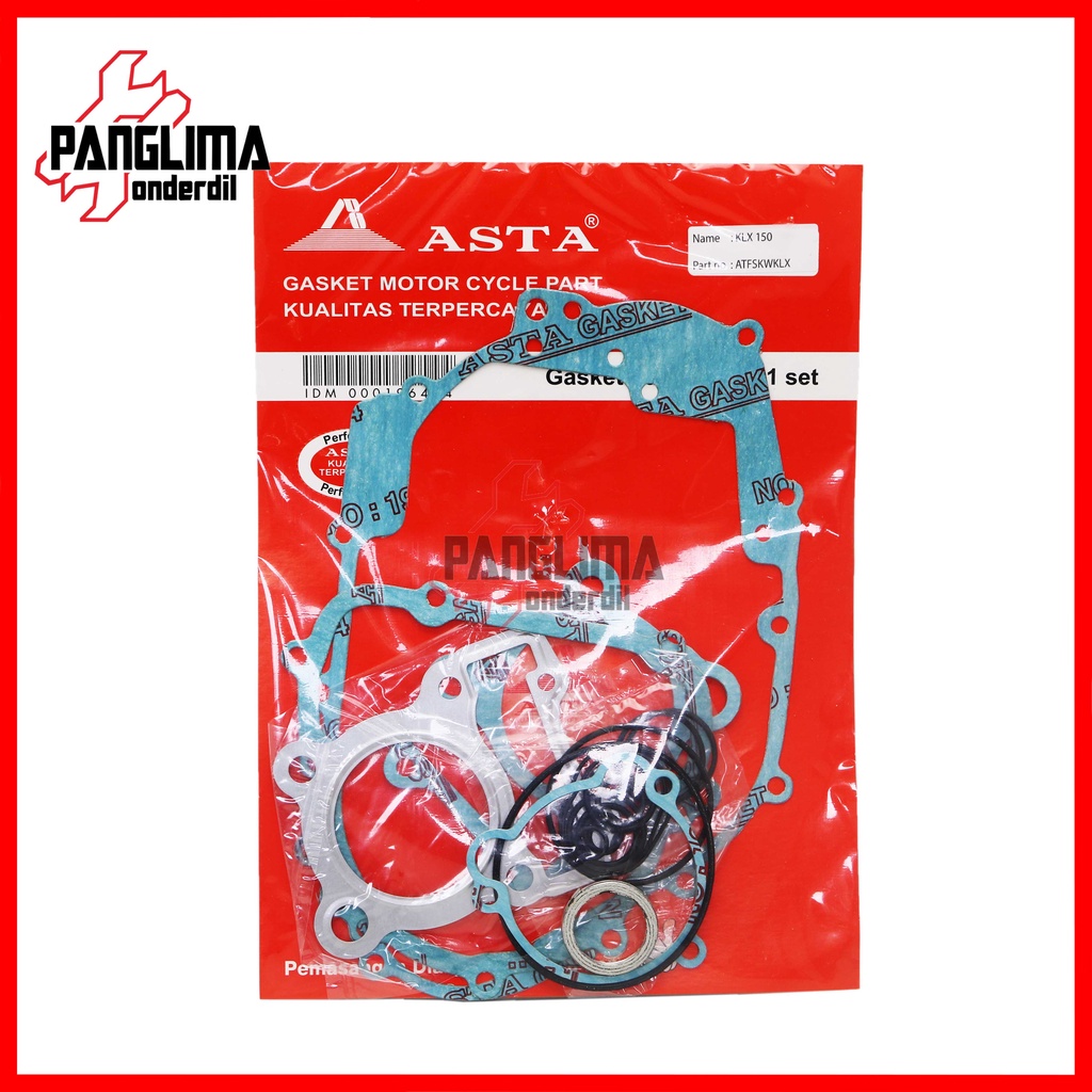 Gasket Fullset Merk Asta KLX 150 Perpak-Topset Paking-Packing Full-Top-Set