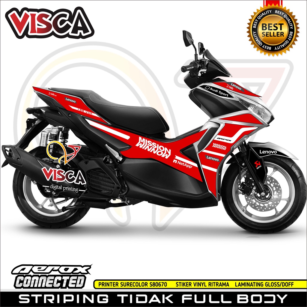 Stiker Aerox 155 keren Stiker Motor Aerox Striping Aerox Striping Aerox 155 New Stiker Aerox 155 Con