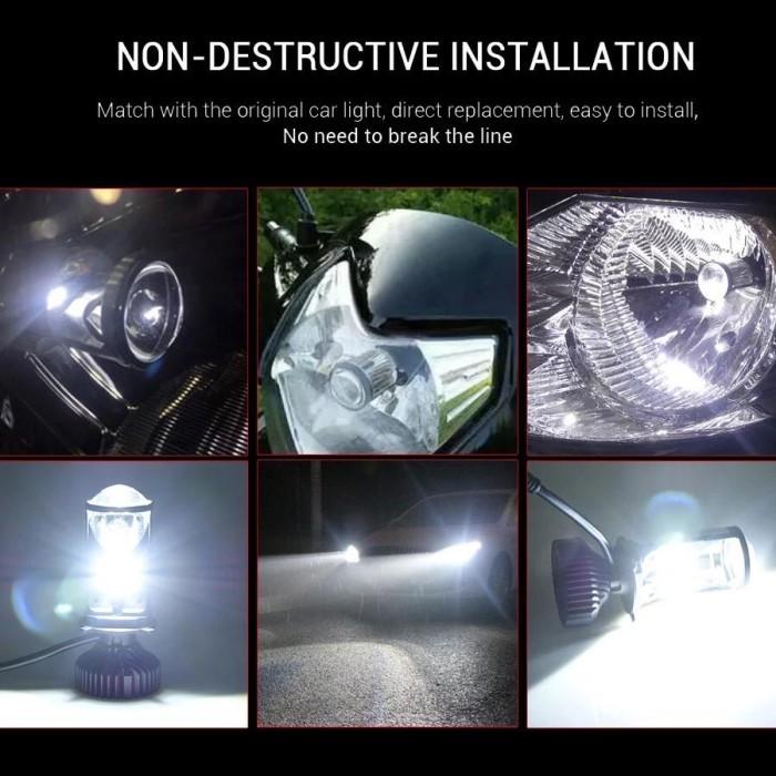 Mini Projector Led H4 Cut Off Sinar Terang A00318