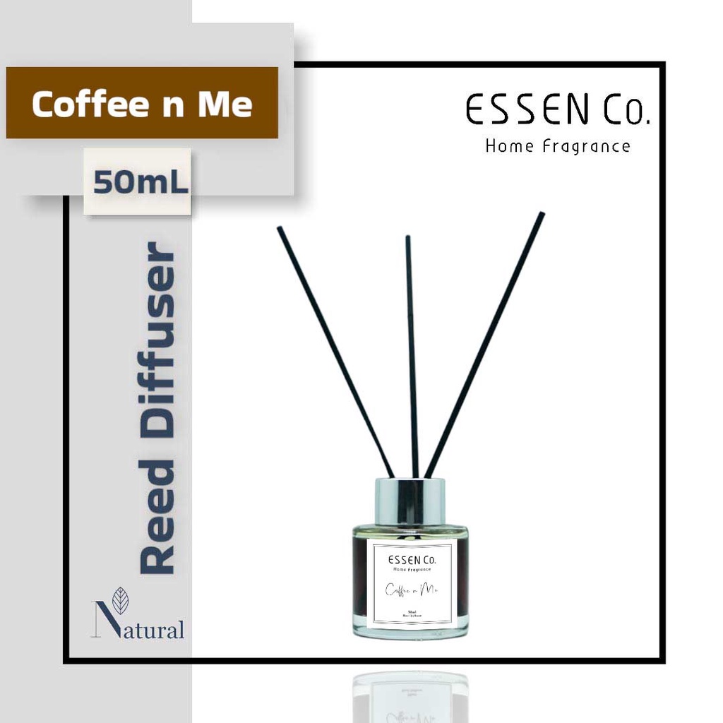 Essen Co Reed Diffuser Coffee Aromatherapy Pengharum Pewangi Ruangan Aromaterapi Kopi 50ml