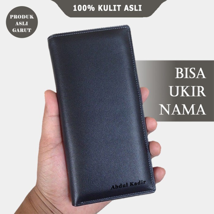 Dompet Kulit Panjang Pria Wanita 100% ORIGINAL Kulit Sapi Asli Garut