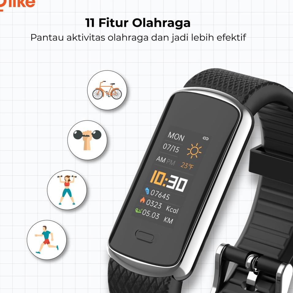 Jaminan Kualitas--Olike Smartband ZEA Metal Frame Waterproof IP67 Jam Tangan Health Monitoring Garan