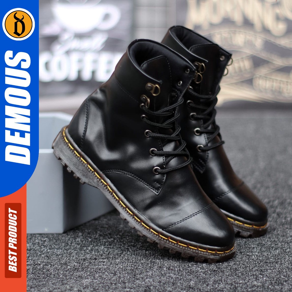 DEMOUS Ariana - Sepatu Docmart Loafers Low Boots Wanita