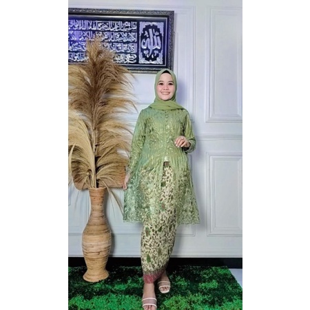 SET KEBAYA KANCING SERIBU / SET TUNIK BUSUI / KEBAYA PESTA / KEBAYA KURUNG / KEBAYA JUMBO WANITA / OUTFIT BAJU PESTA WANITA