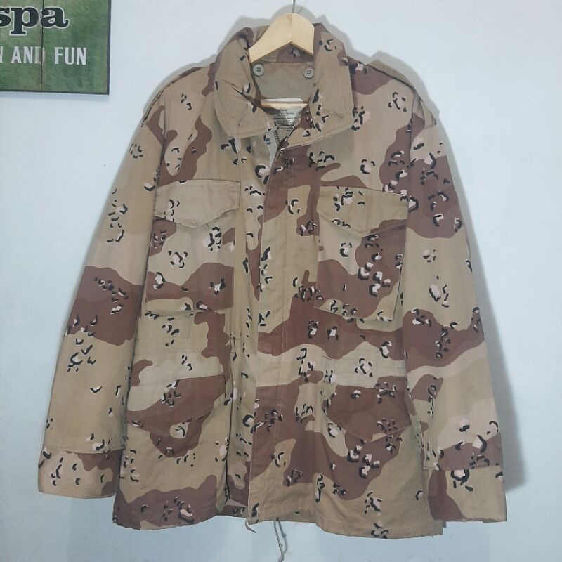 JAKET PARKA M65 US ARMY 6 COLORS CHOCOCHIP