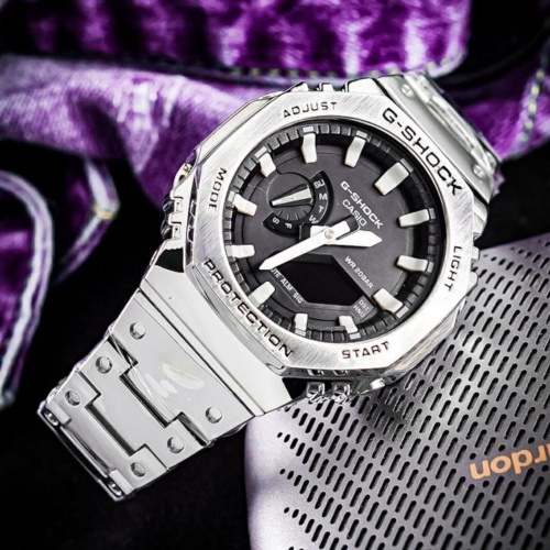 Jual Jam Tangan Pria Casio G-Shock GA-2100 or GA2100 Stainless Steel Watch ORIGINAL Murah