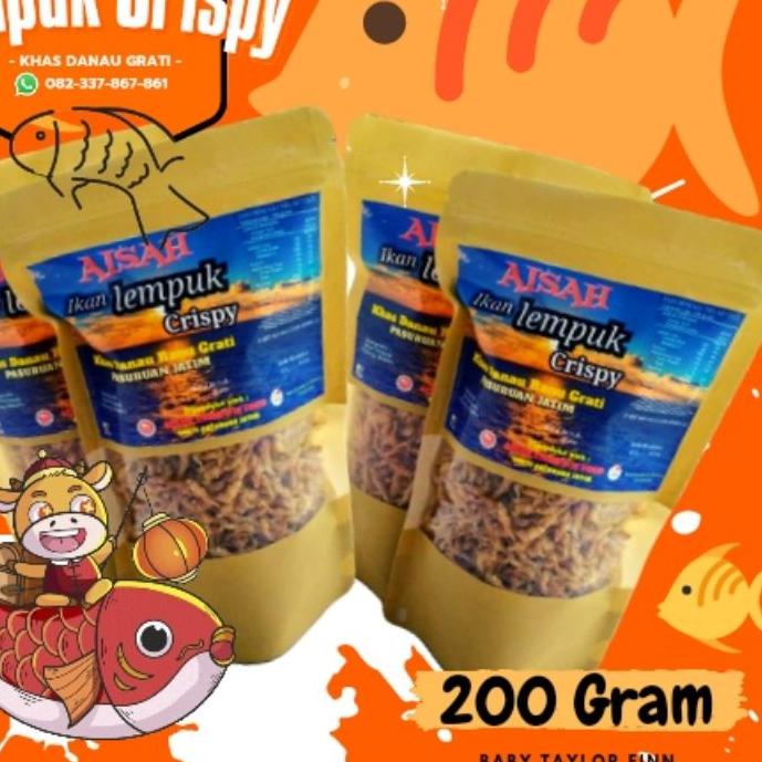 

SALE✅LEMPUK CRISPY 200 GRAM IKAN KHAS DANAU RANU GRATI|KD7