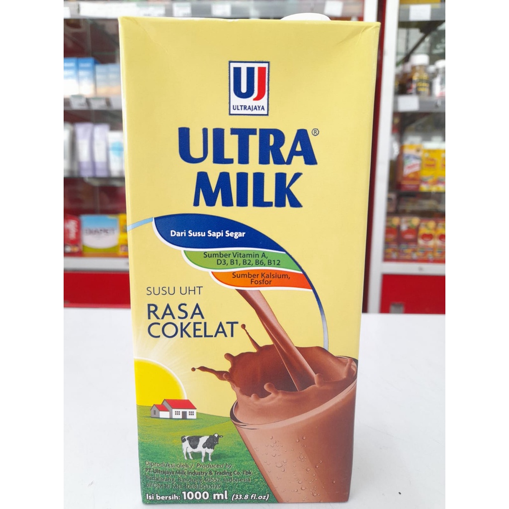 

Ultra Milk Susu UHT Coklat 1000ml