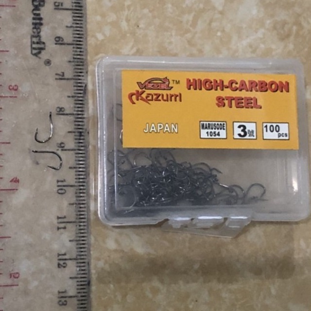 Kail pancing box series kecil Marusode Kazurri High Carbon Steel-3