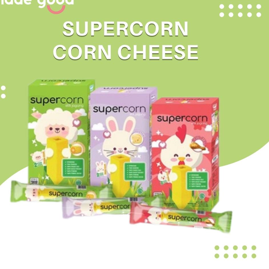 

T6T♞ SUPERCORN Stik Jagung Healthy Snack Camilan Anak 120gr Pasti Ada