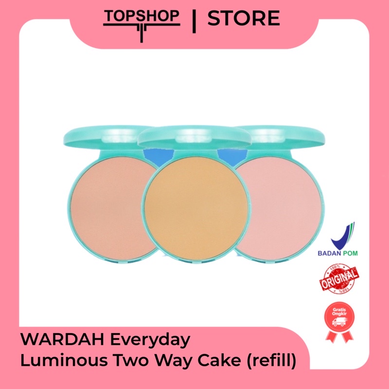 Wardah Luminous Two Way cake (REFILL)