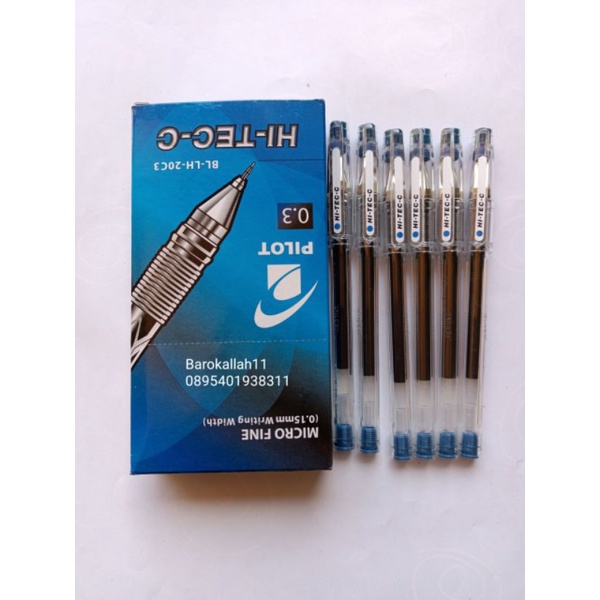 

Pulpen Hitech C 0.3 original warna biru/pulpen/Hitech/pilot/balpoin