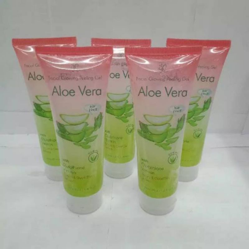 Jual SYB Facial Glowing Peeling Gel Aloe Vera 130ml Shopee Indonesia