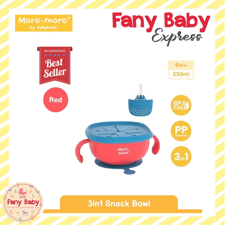 MORO-MORO 3 IN 1 SNACK BOWL / MSB-2231