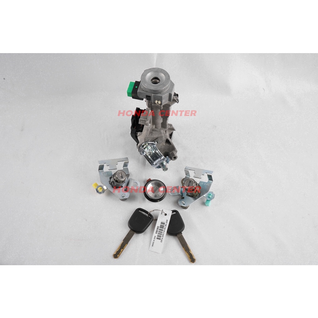 kunci kontak cylinder key set pintu bagasi jazz gd3 city gd8 2003 2004 2005 2006 2007 2008 crv gen2 2002 2003 2004 2005 2006 matik matic at