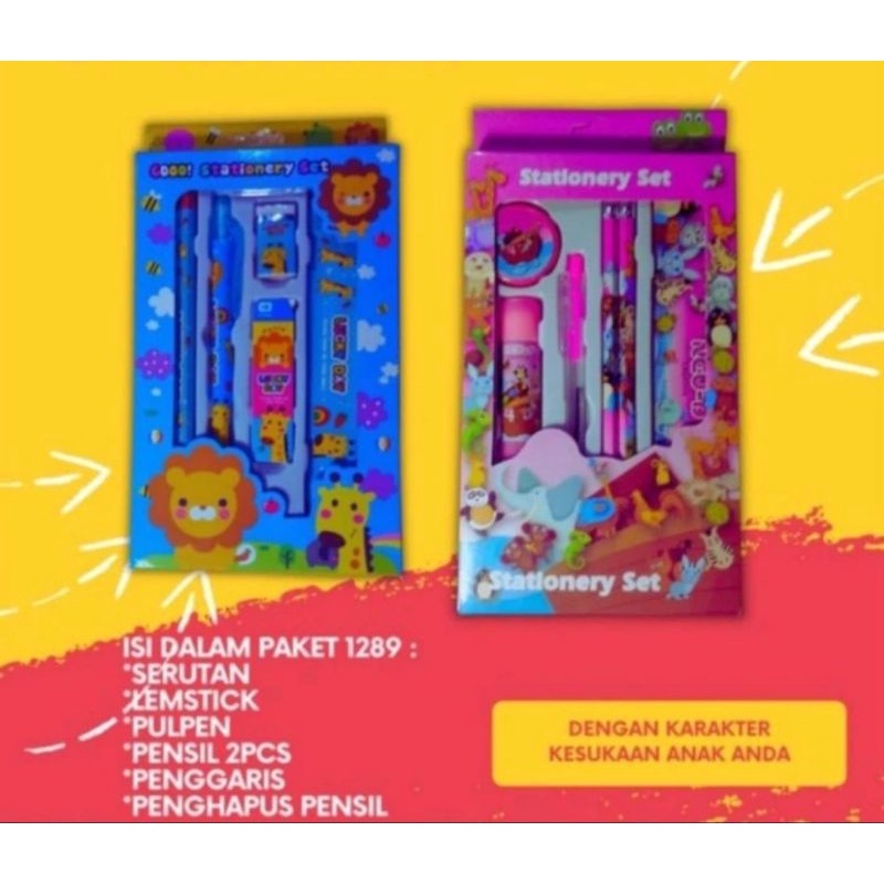 

BOLOSHOP [ATS] Alat Tulis Set 7in1 / Stationery Set / Alat Tulis Anak / Alat Tulis Sekolah / Set Alat Tulis 7in1