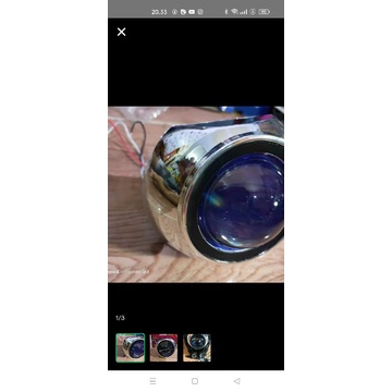 SHROUD  lensa proji 3inc KROM TUGUAN